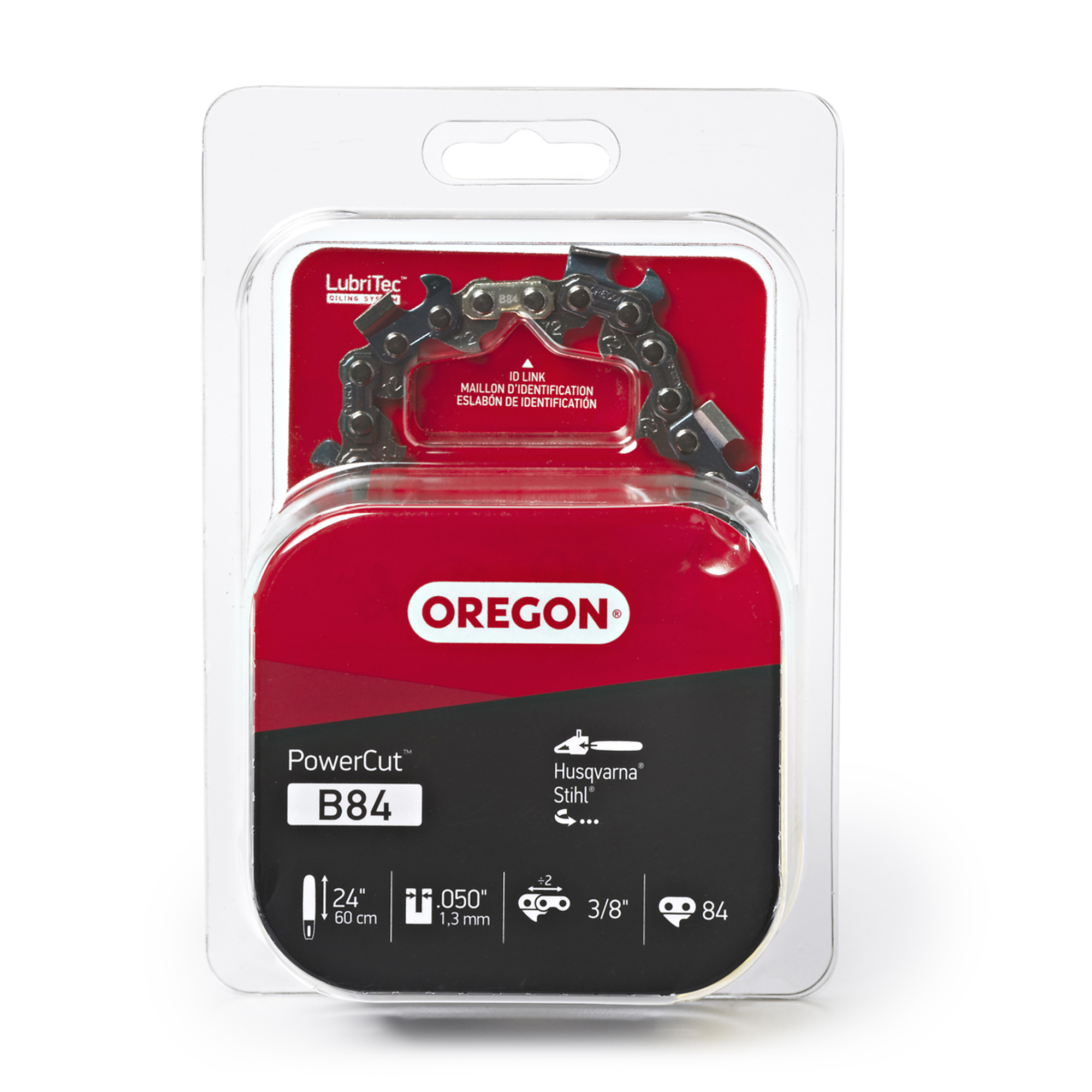 Oregon X-Grind Chainsaw Chain, 3/8in. x 0.050in., Fits 24in. Bar, Model# B84/72LGX084G